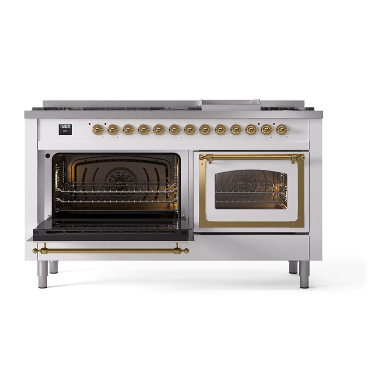Nostalgie II Noblesse 60 inch Dual Fuel Range UN60FNMPWHGLP
