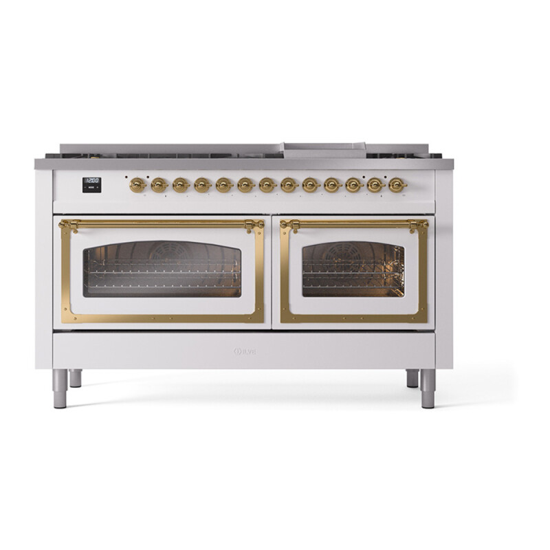 Nostalgie II Noblesse 60 inch Dual Fuel Range UN60FNMPWHGLP
