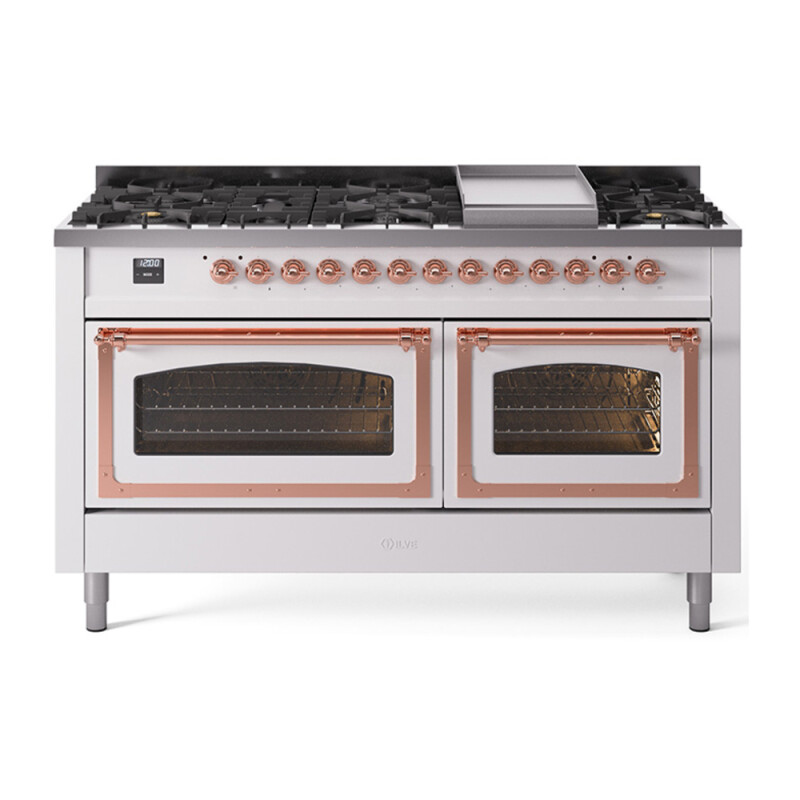 Nostalgie II Noblesse 60 inch Dual Fuel Range UN60FNMPWHPLP