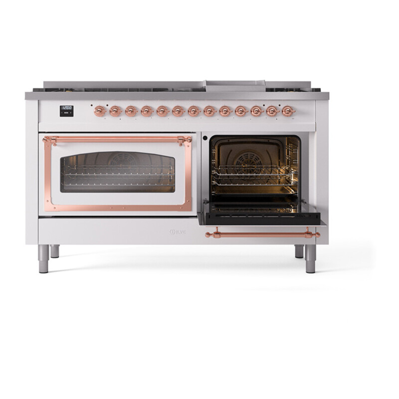 Nostalgie II Noblesse 60 inch Dual Fuel Range UN60FNMPWHPLP