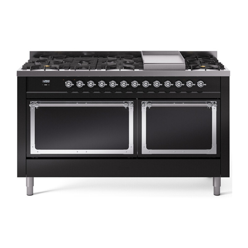 Nostalgie II Noblesse 60 inch Dual Fuel Range UN60FQNMPBKCLP