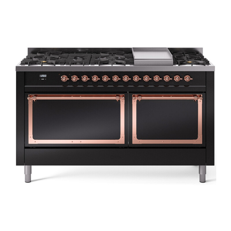 Nostalgie II Noblesse 60 inch Dual Fuel Range UN60FQNMPBKP