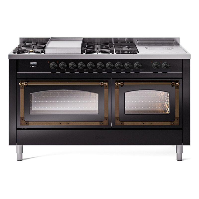 Nostalgie II Noblesse 60 inch Dual Fuel Range UN60FSNMPBKB
