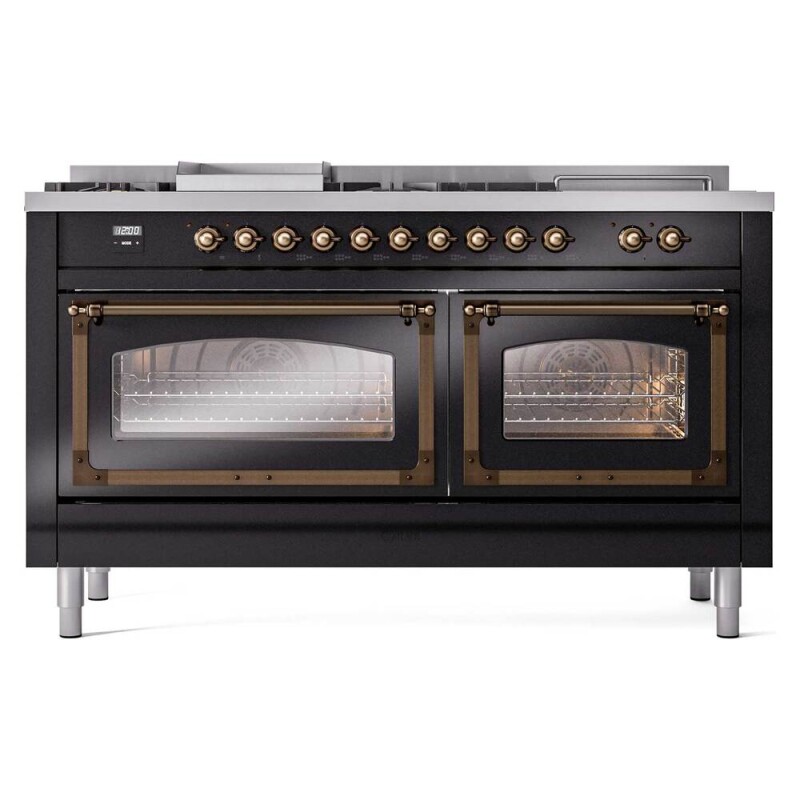 Nostalgie II Noblesse 60 inch Dual Fuel Range UN60FSNMPBKBLP