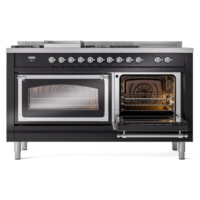 Nostalgie II Noblesse 60 inch Dual Fuel Range UN60FSNMPBKC