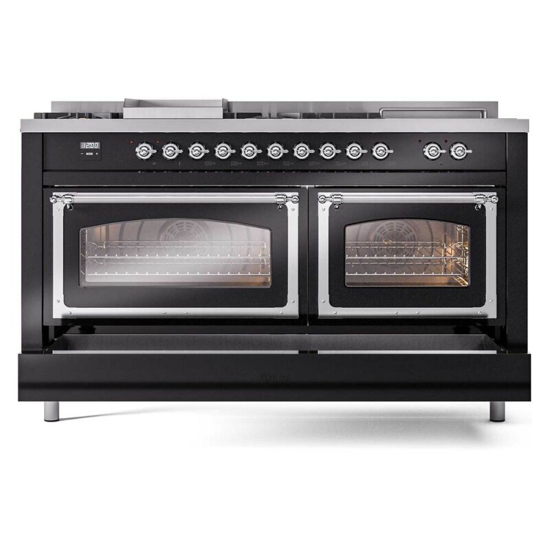 Nostalgie II Noblesse 60 inch Dual Fuel Range UN60FSNMPBKC