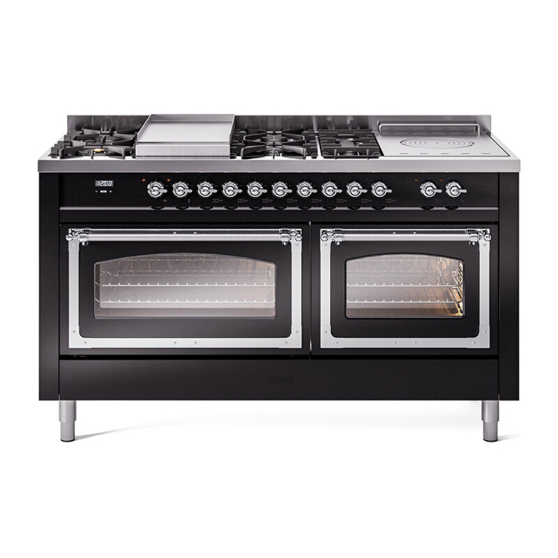 Nostalgie II Noblesse 60 inch Dual Fuel Range UN60FSNMPBKCLP
