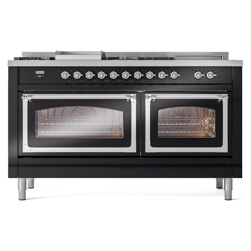 Nostalgie II Noblesse 60 inch Dual Fuel Range UN60FSNMPBKCLP