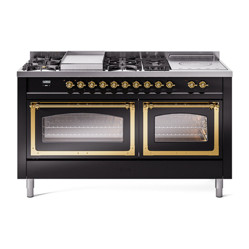 Nostalgie II Noblesse 60 inch Dual Fuel Range UN60FSNMPBKG
