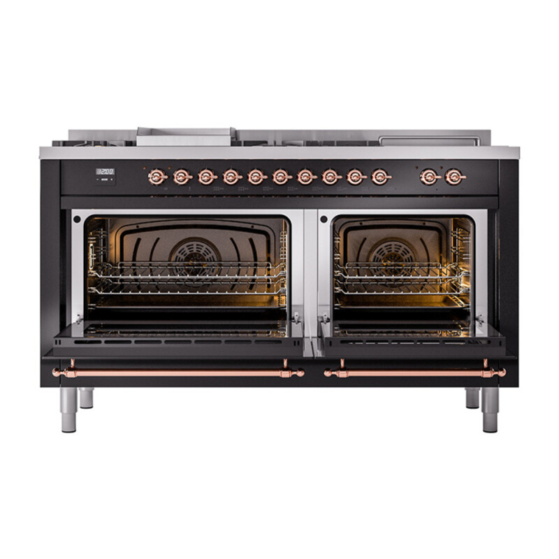 Nostalgie II Noblesse 60 inch Dual Fuel Range UN60FSNMPBKP