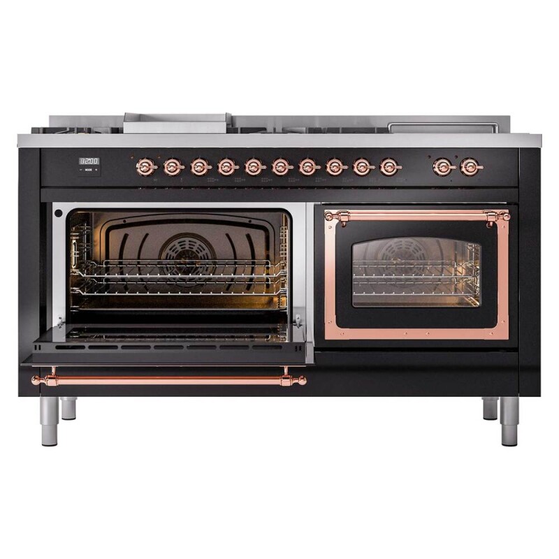 Nostalgie II Noblesse 60 inch Dual Fuel Range UN60FSNMPBKPLP