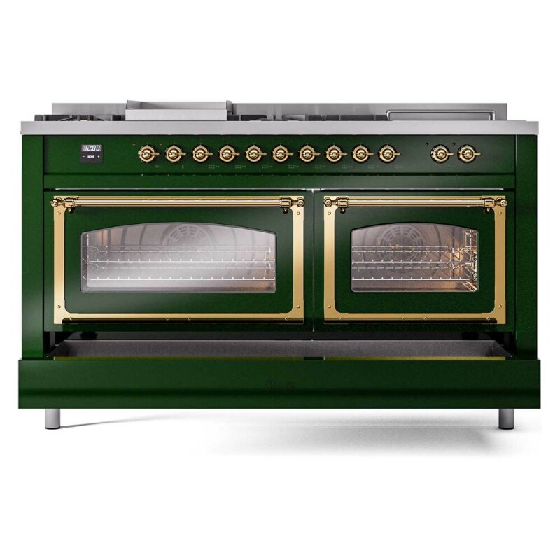 Nostalgie II Noblesse 60 inch Dual Fuel Range UN60FSNMPEGG