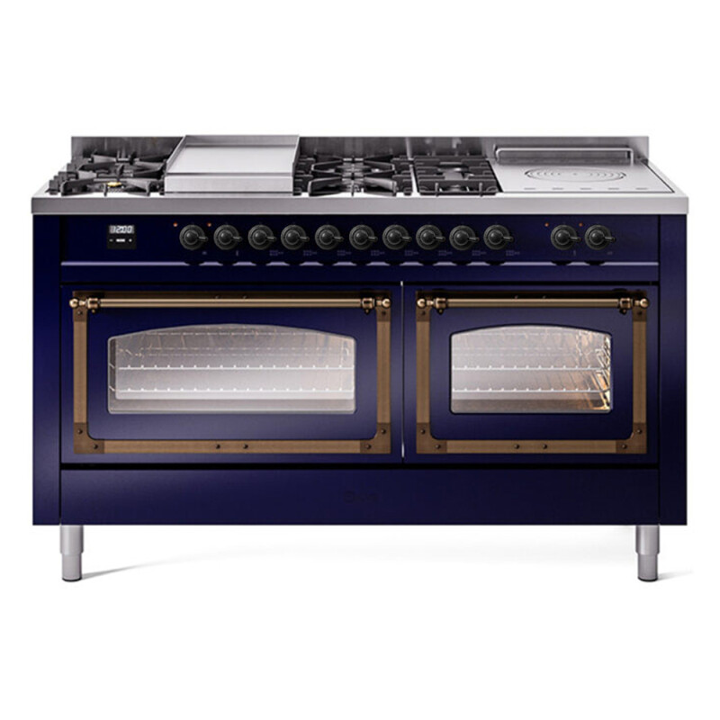 Nostalgie II Noblesse 60 inch Dual Fuel Range UN60FSNMPMBB