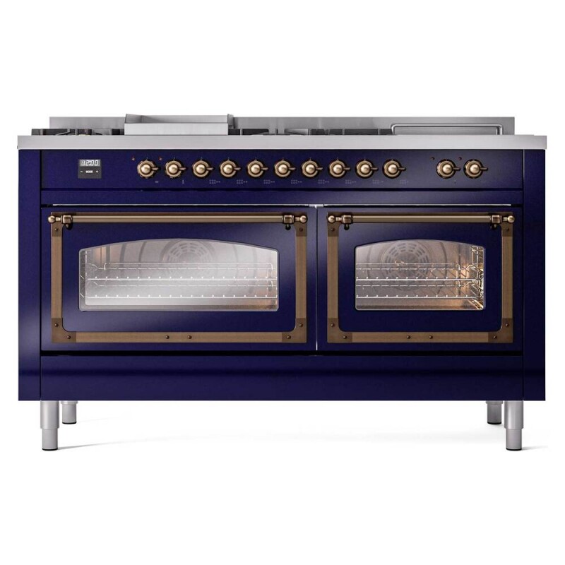 Nostalgie II Noblesse 60 inch Dual Fuel Range UN60FSNMPMBB