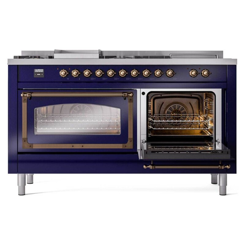 Nostalgie II Noblesse 60 inch Dual Fuel Range UN60FSNMPMBB