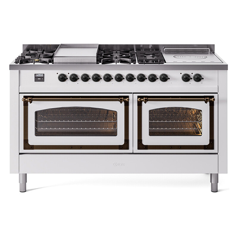 Nostalgie II Noblesse 60 inch Dual Fuel Range UN60FSNMPWHB