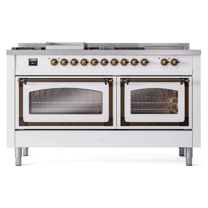 Nostalgie II Noblesse 60 inch Dual Fuel Range UN60FSNMPWHB