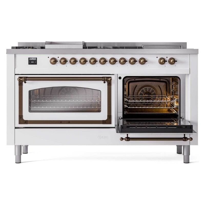 Nostalgie II Noblesse 60 inch Dual Fuel Range UN60FSNMPWHBLP