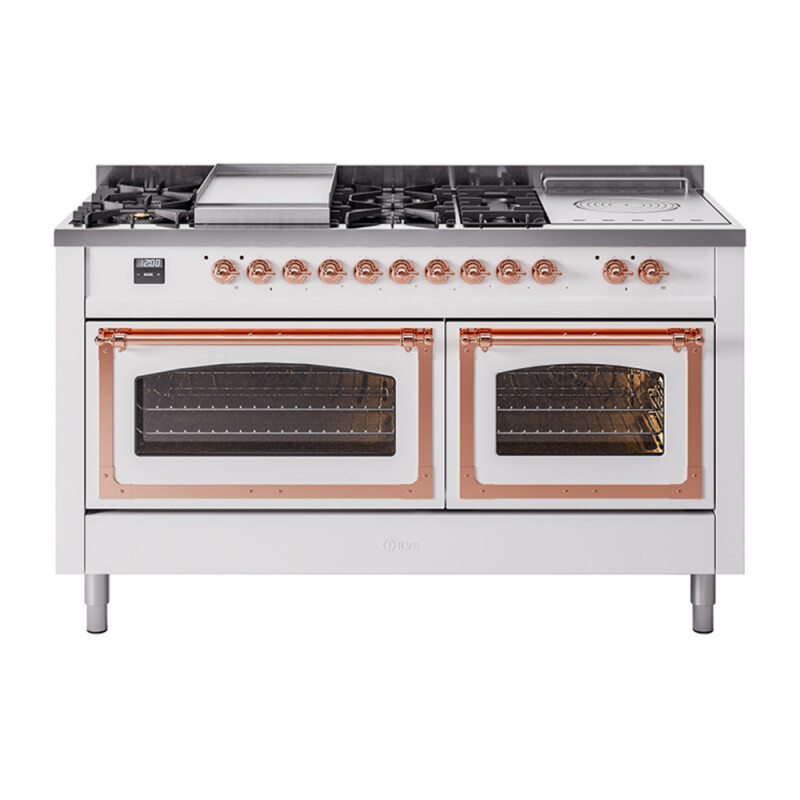 Nostalgie II Noblesse 60 inch Dual Fuel Range UN60FSNMPWHPLP