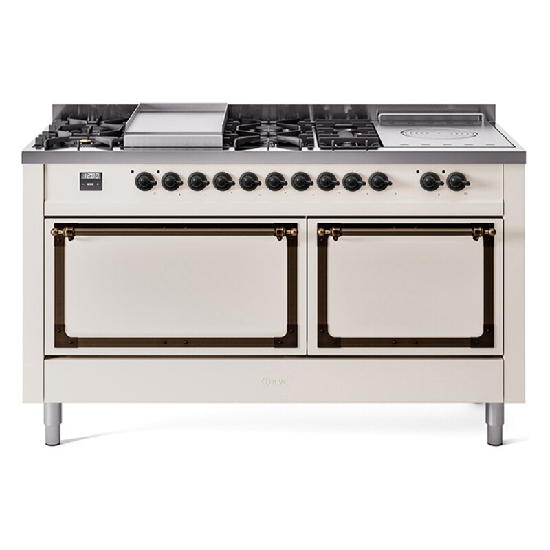 Nostalgie II Noblesse 60 inch Dual Fuel Range UN60FSQNMPAWBLP