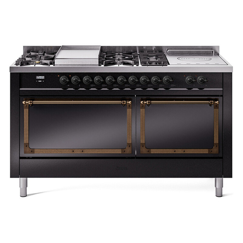 Nostalgie II Noblesse 60 inch Dual Fuel Range UN60FSQNMPBKB