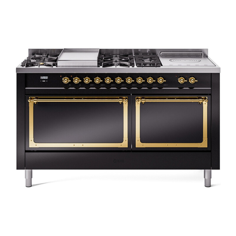 Nostalgie II Noblesse 60 inch Dual Fuel Range UN60FSQNMPBKG