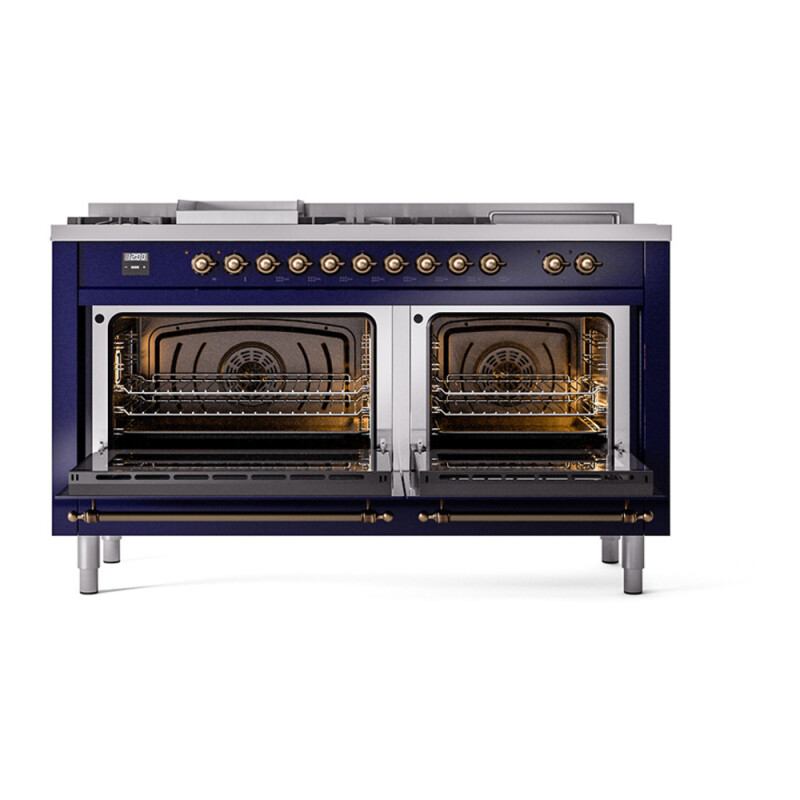 Nostalgie II Noblesse 60 inch Dual Fuel Range UN60FSQNMPMBBLP