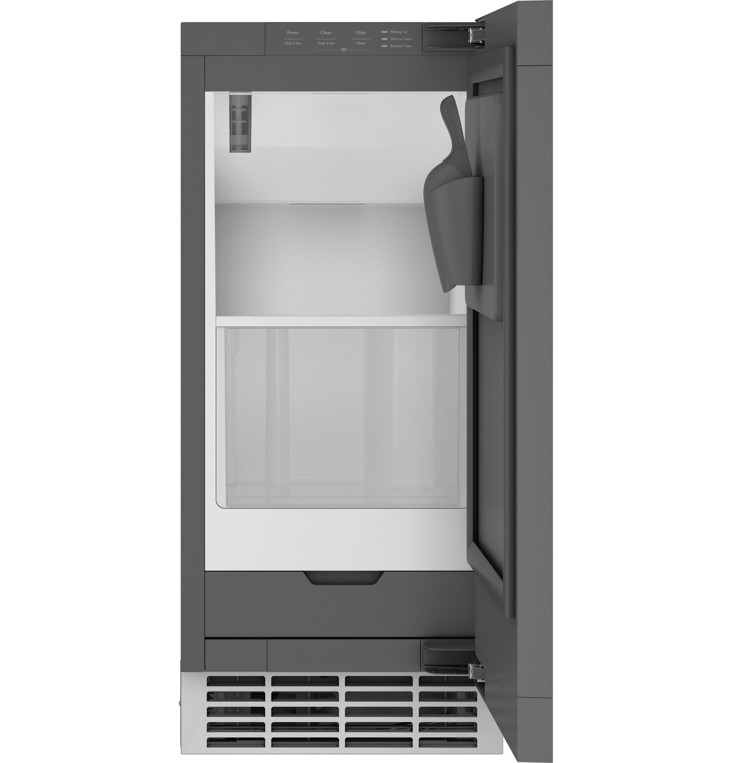 Ice Maker 15-Inch Panel-Ready - Nugget Ice UNC15NPRII