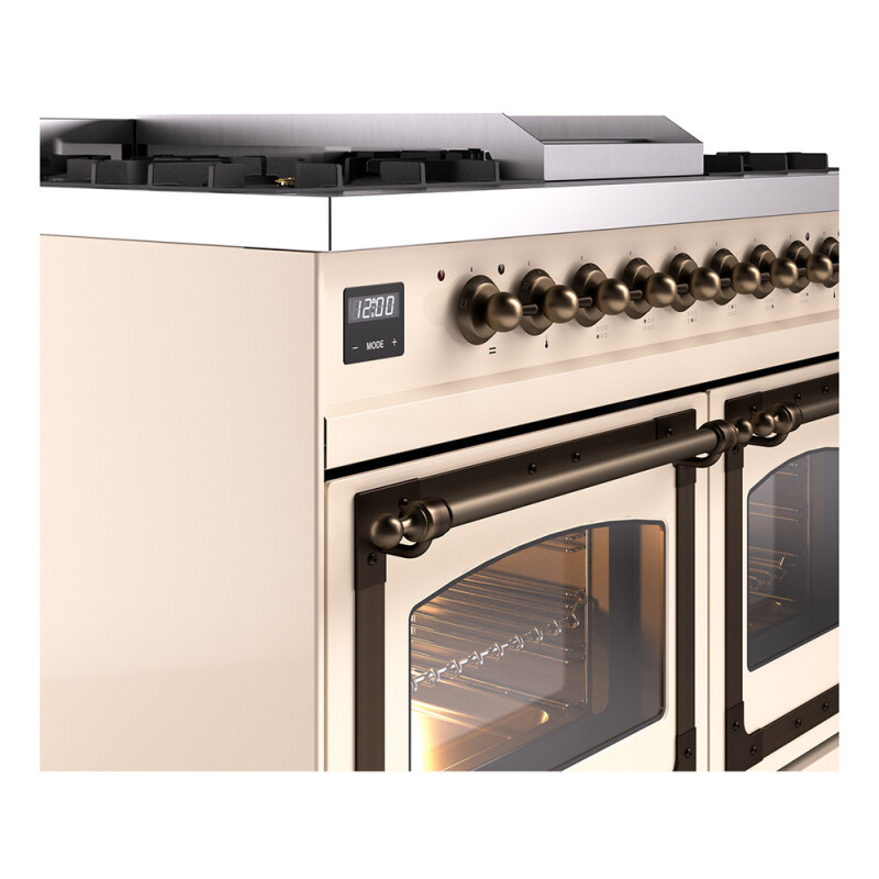 Nostalgie II Noblesse 40 inch Dual Fuel Range with 6 Burners UND40FNMPAWBLP