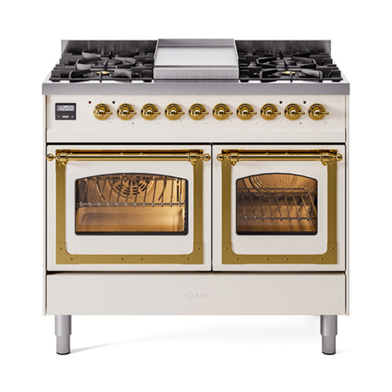 Nostalgie II Noblesse 40 inch Dual Fuel Range with 6 Burners UND40FNMPAWGLP
