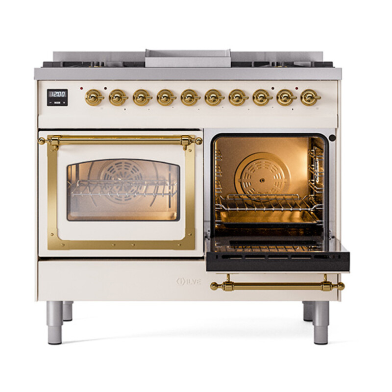 Nostalgie II Noblesse 40 inch Dual Fuel Range with 6 Burners UND40FNMPAWGLP