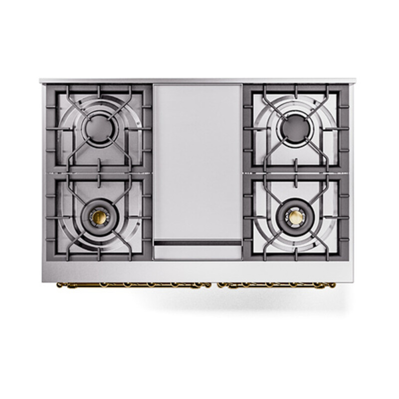 Nostalgie II Noblesse 40 inch Dual Fuel Range with 6 Burners UND40FNMPAWGLP