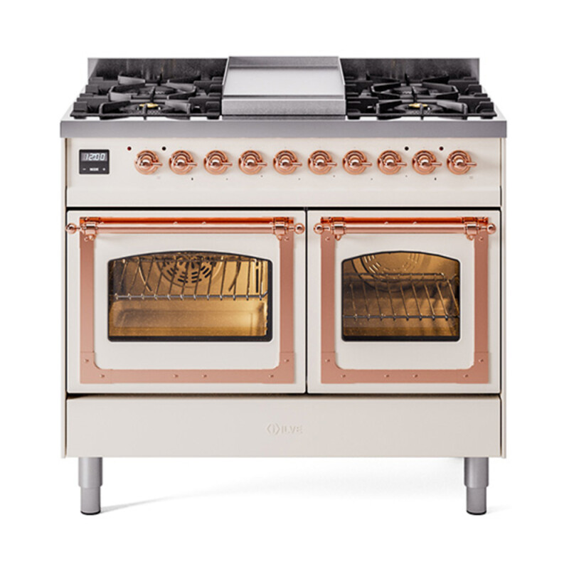 Nostalgie II Noblesse 40 inch Dual Fuel Range with 6 Burners UND40FNMPAWP