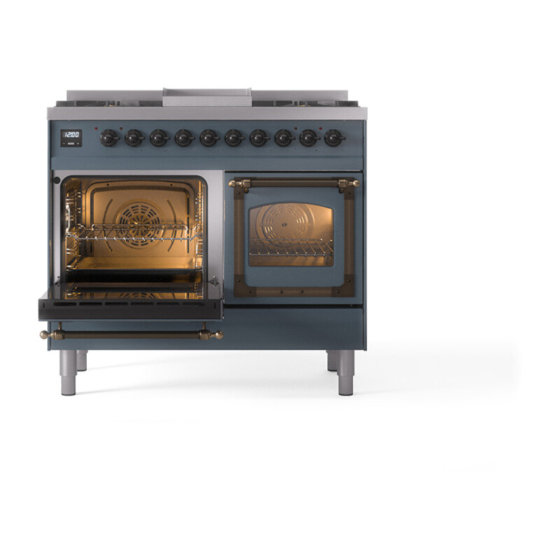 Nostalgie II Noblesse 40 inch Dual Fuel Range with 6 Burners UND40FNMPBGB