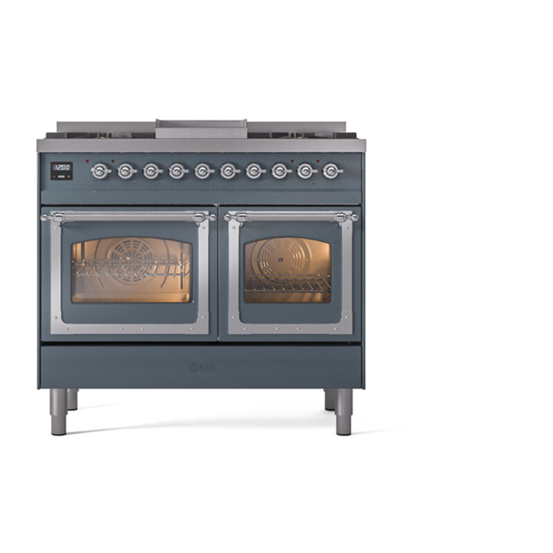 Nostalgie II Noblesse 40 inch Dual Fuel Range with 6 Burners UND40FNMPBGC