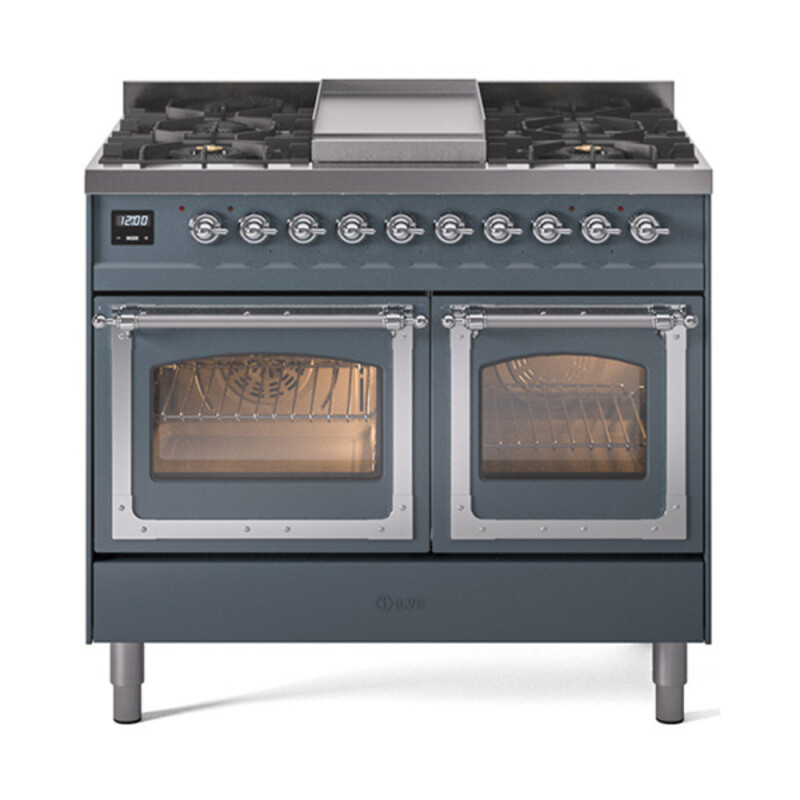 Nostalgie II Noblesse 40 inch Dual Fuel Range with 6 Burners UND40FNMPBGCLP