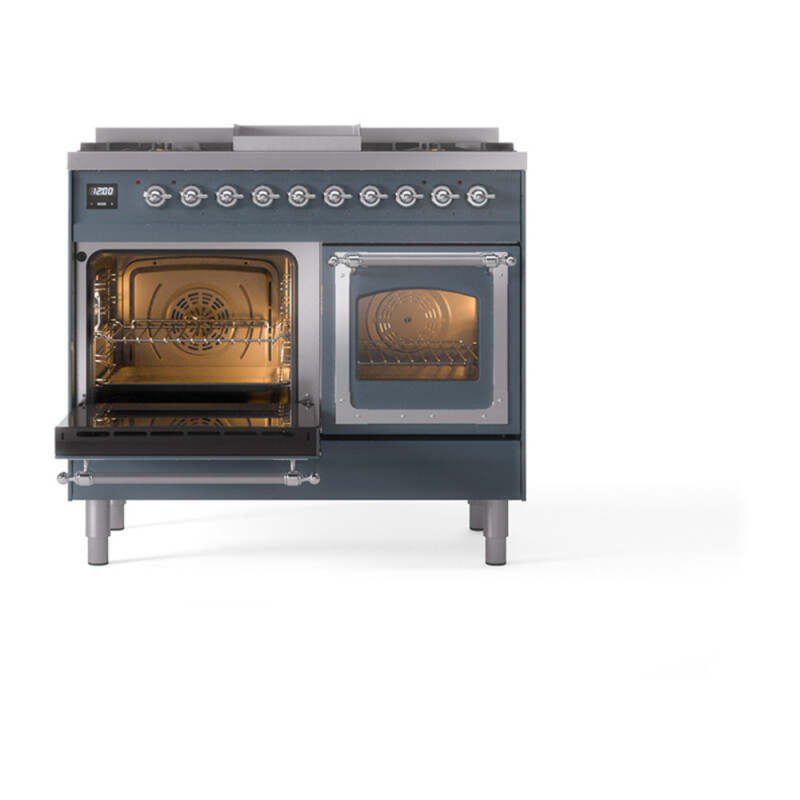 Nostalgie II Noblesse 40 inch Dual Fuel Range with 6 Burners UND40FNMPBGCLP