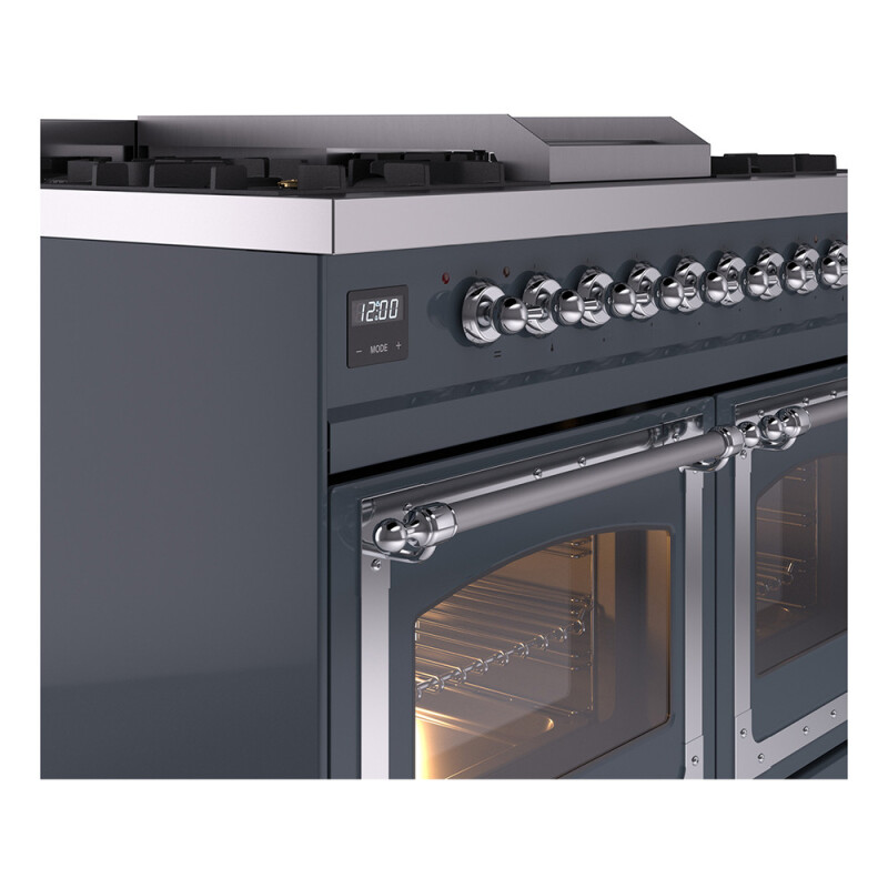 Nostalgie II Noblesse 40 inch Dual Fuel Range with 6 Burners UND40FNMPBGCLP