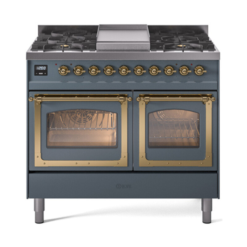 Nostalgie II Noblesse 40 inch Dual Fuel Range with 6 Burners UND40FNMPBGGLP