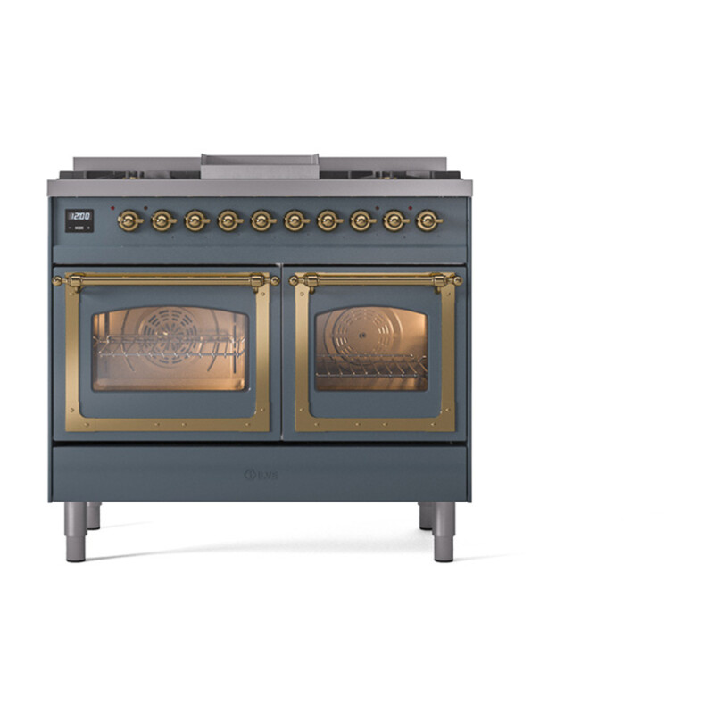 Nostalgie II Noblesse 40 inch Dual Fuel Range with 6 Burners UND40FNMPBGGLP