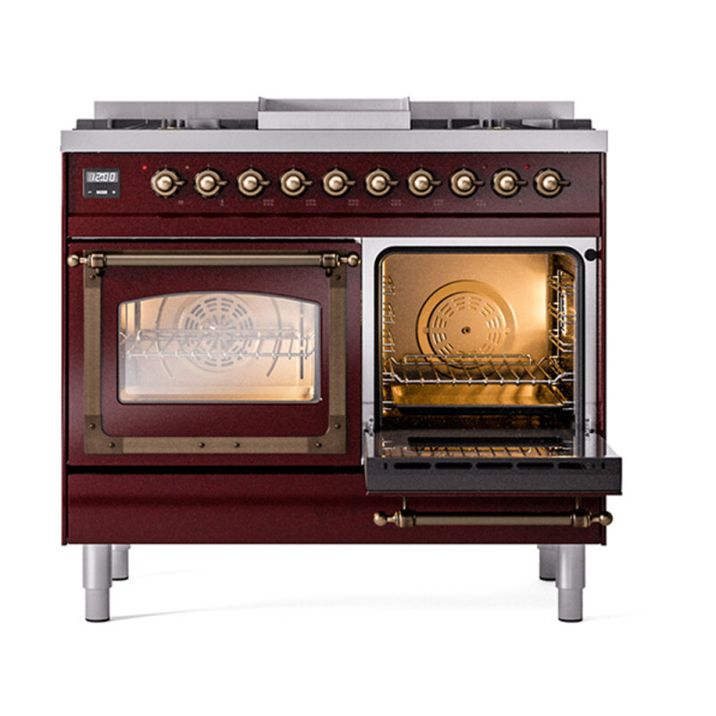Nostalgie II Noblesse 40 inch Dual Fuel Range with 6 Burners UND40FNMPBUB