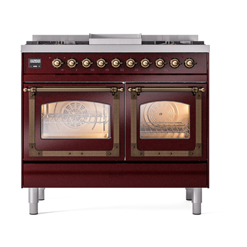 Nostalgie II Noblesse 40 inch Dual Fuel Range with 6 Burners UND40FNMPBUB