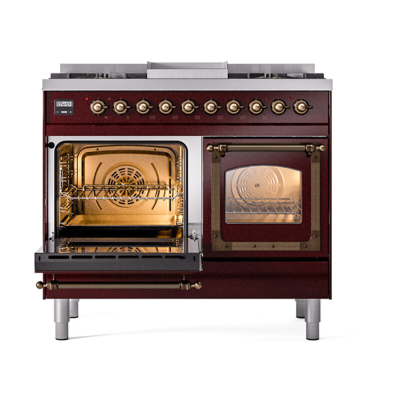 Nostalgie II Noblesse 40 inch Dual Fuel Range with 6 Burners UND40FNMPBUBLP
