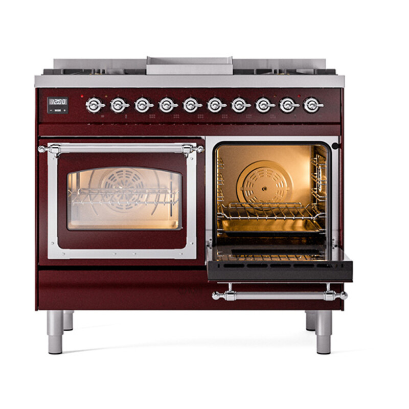 Nostalgie II Noblesse 40 inch Dual Fuel Range with 6 Burners UND40FNMPBUC