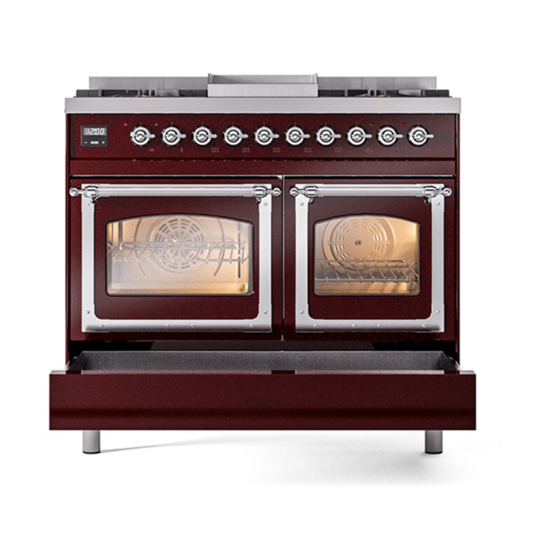 Nostalgie II Noblesse 40 inch Dual Fuel Range with 6 Burners UND40FNMPBUC