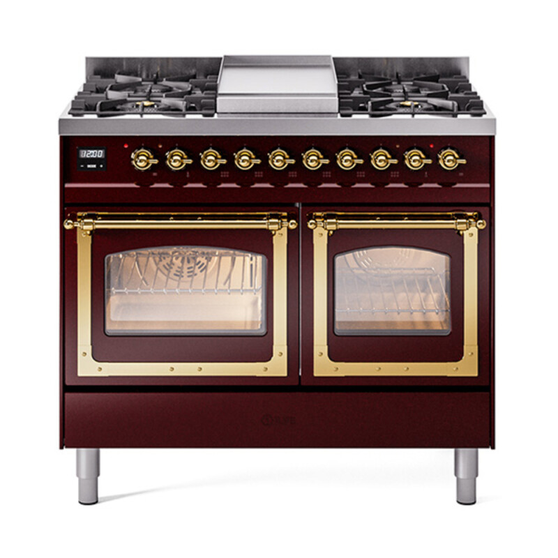 Nostalgie II Noblesse 40 inch Dual Fuel Range with 6 Burners UND40FNMPBUG