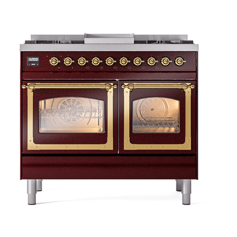 Nostalgie II Noblesse 40 inch Dual Fuel Range with 6 Burners UND40FNMPBUG