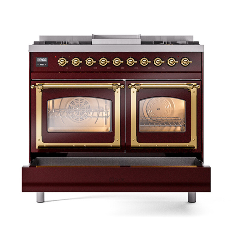Nostalgie II Noblesse 40 inch Dual Fuel Range with 6 Burners UND40FNMPBUG