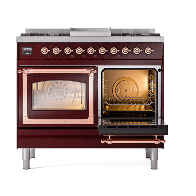 Nostalgie II Noblesse 40 inch Dual Fuel Range with 6 Burners UND40FNMPBUP