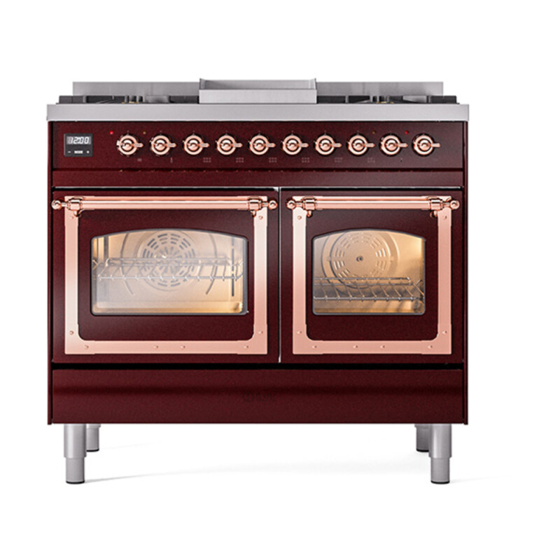Nostalgie II Noblesse 40 inch Dual Fuel Range with 6 Burners UND40FNMPBUPLP